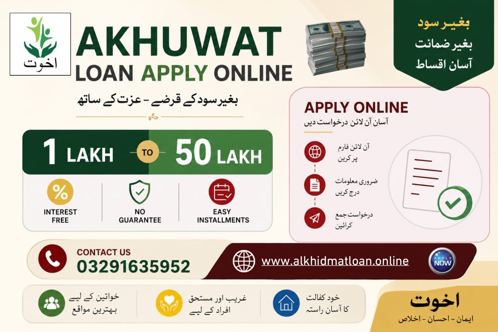 Akhuwat loan apply online 2026